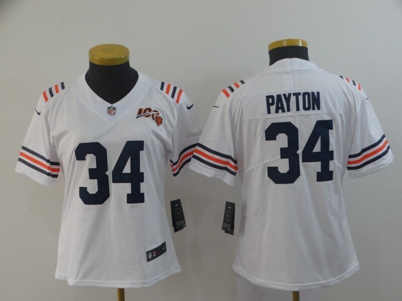 Youth  2026 Chicago Bears #34 Payton white Nike Limited NFL Jersey 2026001->youth nfl jersey->Youth Jersey
